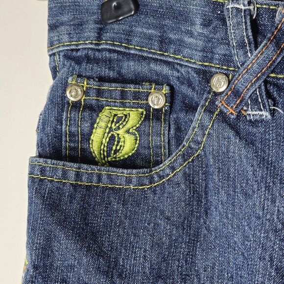 Vintage ‘90s Ruff Ryders Kids Size 10 Denim Jean Shorts DMX Hip Hop Streetwear - Picture 6 of 10